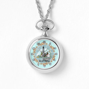 Virginia Shells Lighthouse Horloge
