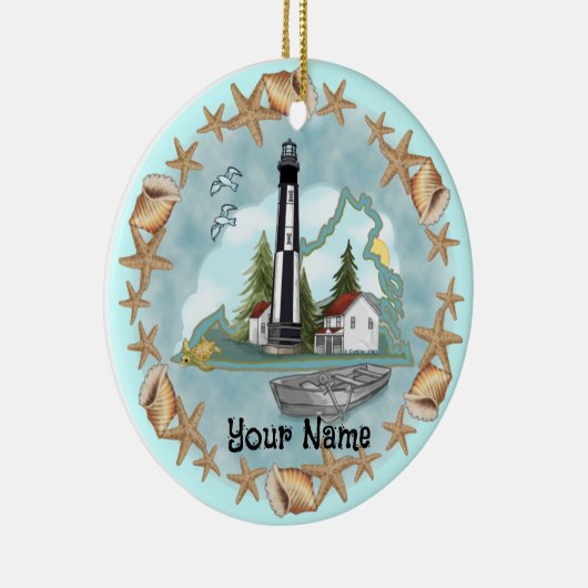Virginia Shells Lighthouse Ornament (Rechts)