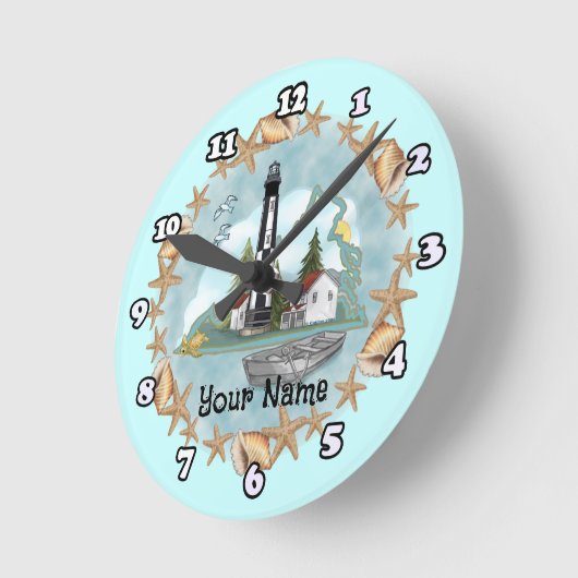 Virginia Shells Lighthouse Ronde Klok (Hoek)