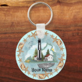 Virginia Shells Lighthouse sleutelhanger (Voorkant)