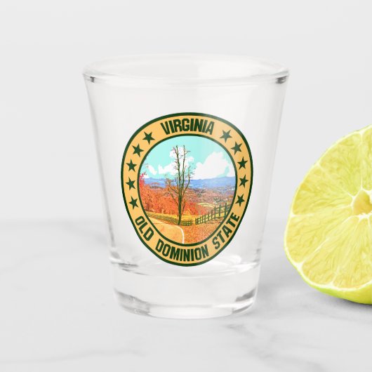 Virginia Shot Glas (Voorkant)