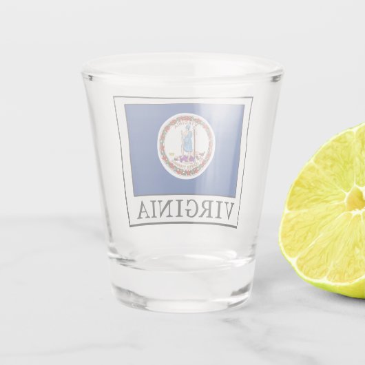 Virginia Shot Glas (Achterkant)