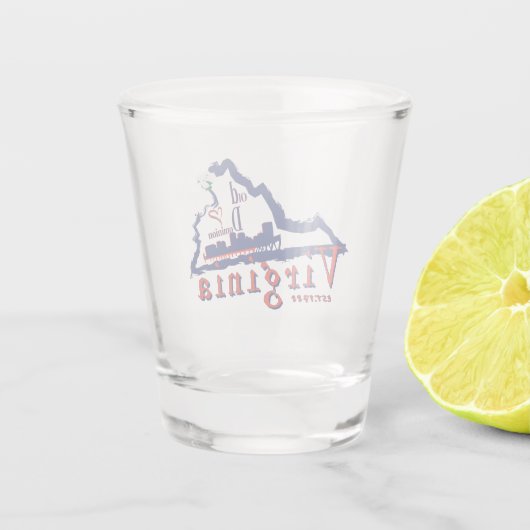 Virginia Shot Glass Shot Glas (Achterkant)
