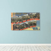 Virginia - Sky-Line Drive (Nationaal Park) Canvas Afdruk (Insitu (Houten vloer))