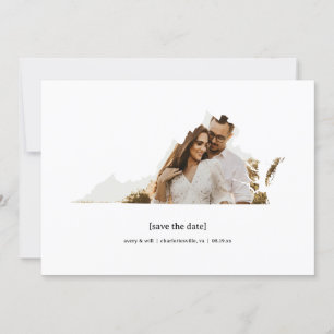 Virginia Sla de datum fotokaart op Save The Date