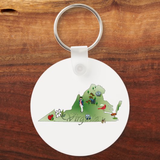 Virginia Sleutelhanger (Voorkant)