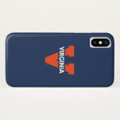 Virginia Split V Case-Mate iPhone Case (Achterkant (horizontaal))
