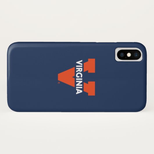 Virginia Split V Case-Mate iPhone Case (Achterkant (horizontaal))