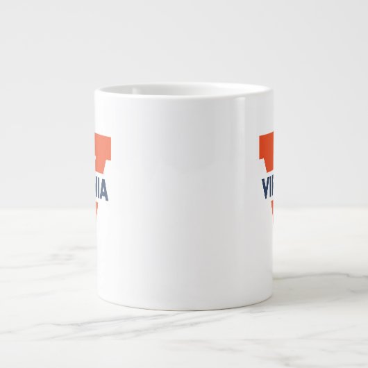 Virginia Split V Grote Koffiekop (Voorkant)