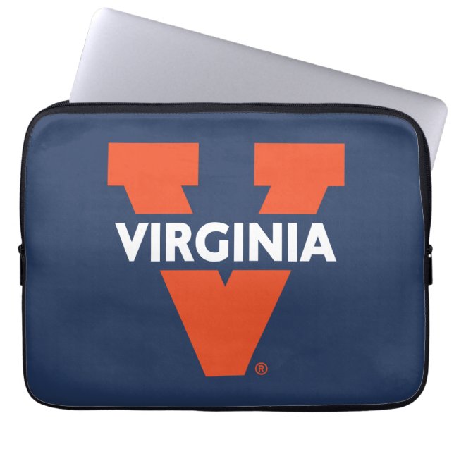 Virginia Split V Laptop Sleeve (Voorkant)
