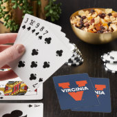 Virginia Split V Pokerkaarten (Insitu)