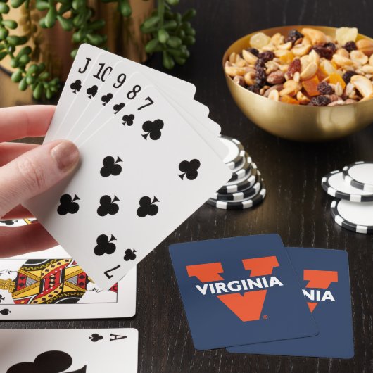 Virginia Split V Pokerkaarten (Insitu)