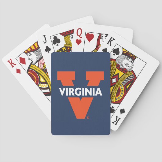 Virginia Split V Pokerkaarten (Achterkant)