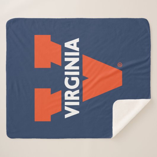 Virginia Split V Sherpa Deken (Voorkant (horizontaal))