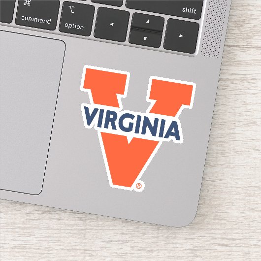 Virginia Split V Sticker (Detail)