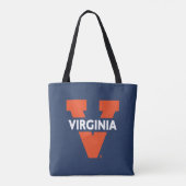 Virginia Split V Tote Bag (Achterkant)