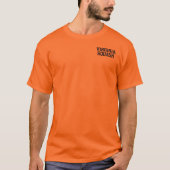 Virginia Squash oranje T-shirt met klein logo (Voorkant)