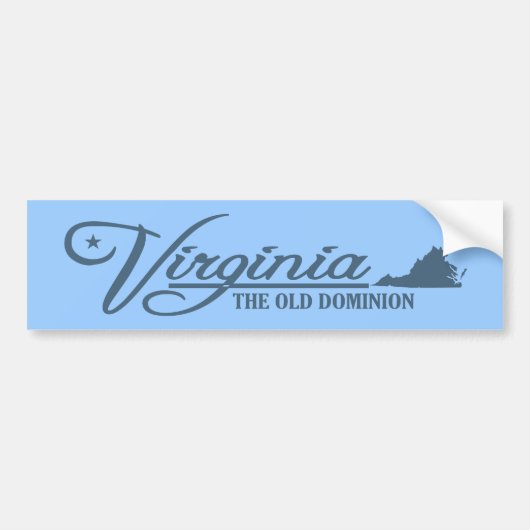 Virginia (Staat Mine) Bumpersticker (Voorkant)