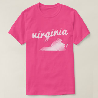 Virginia staat wit t-shirt