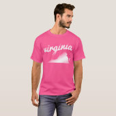 Virginia staat wit t-shirt (Voorkant volledig)
