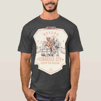 Virginia stad Nevada wild west stad 1 T-shirt