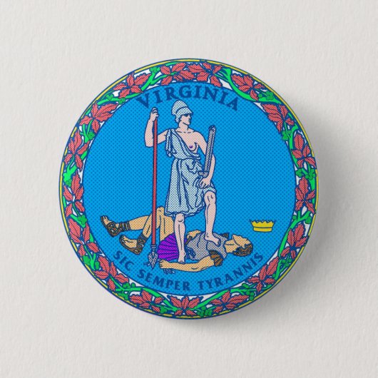 Virginia State Button (Voorkant)