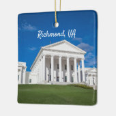Virginia State Capitol Building Keramisch Ornament (Links)