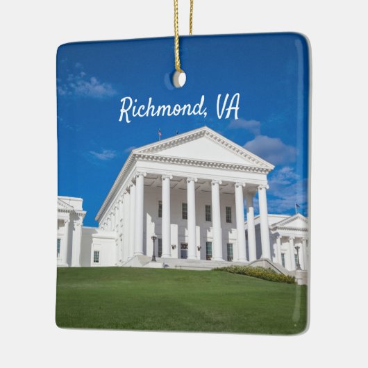 Virginia State Capitol Building Keramisch Ornament (Links)