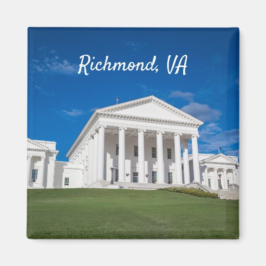Virginia State Capitol Building Magneet (Voorkant)