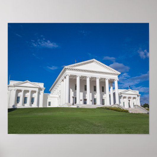 Virginia State Capitol Building Poster (Voorkant)