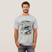 Virginia State Erfgoed Koloniale Berg Kunst T-shirt (Voorkant volledig)