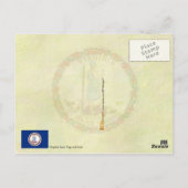 Virginia State Flag and Seal Briefkaart (Achterkant)