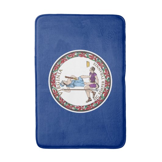Virginia State Flag Badmat (Voorkant Verticaal)