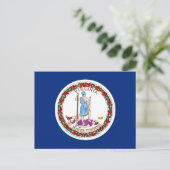 Virginia State Flag Briefkaart (Staand voorkant)
