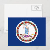 Virginia State Flag Briefkaart (Voorkant / Achterkant)