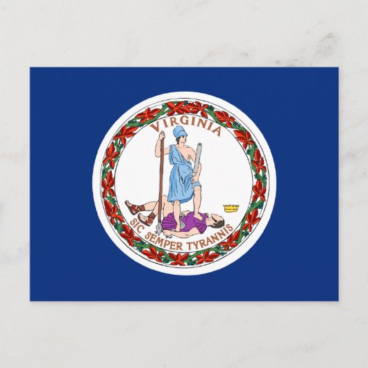 Virginia State Flag Briefkaart (Voorkant)