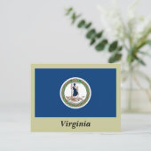 Virginia State Flag Briefkaart (Staand voorkant)