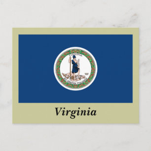 Virginia State Flag Briefkaart
