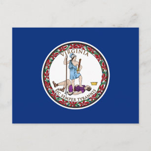 Virginia State Flag Briefkaart