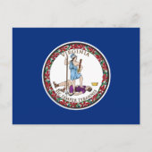 Virginia State Flag Briefkaart (Voorkant)