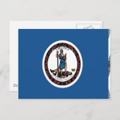 Virginia State Flag Briefkaart (Voorkant / Achterkant)