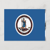 Virginia State Flag Briefkaart (Voorkant)