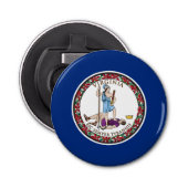 Virginia State Flag Button Flesopener (Voorkant)