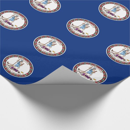 Virginia State Flag Cadeaupapier (Hoek)
