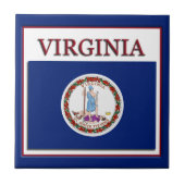 Virginia State Flag Design Tegel Tegeltje (Voorkant)