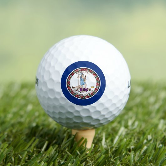 Virginia State Flag Golfballen (Insitu Shirt)