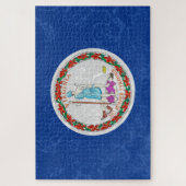 Virginia State Flag Legpuzzel (Verticaal)