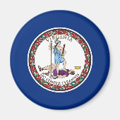 Virginia State Flag Magneet (Voorkant)