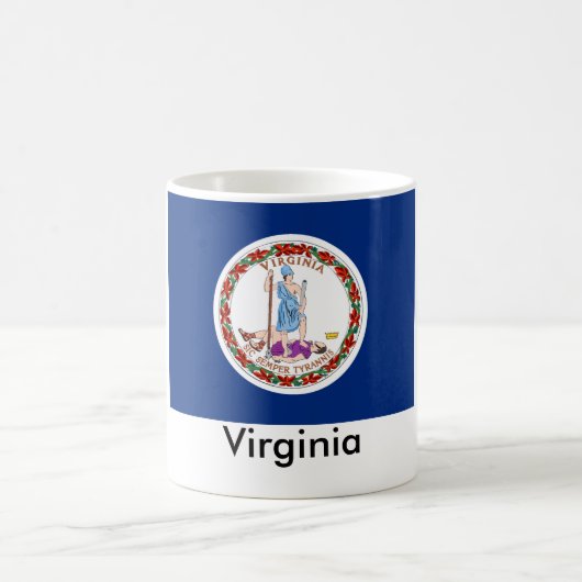 Virginia State Flag Mok (Center)
