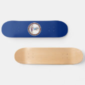 Virginia State Flag Persoonlijk Skateboard (Horizontaal)